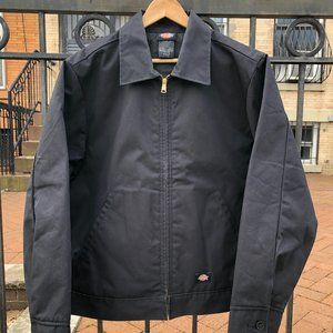 Dickies Lined Eisenhower Jacket Black Large Workwear Vintage Streetwear